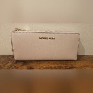 Michael Kors Powder Blush Leather Wallet